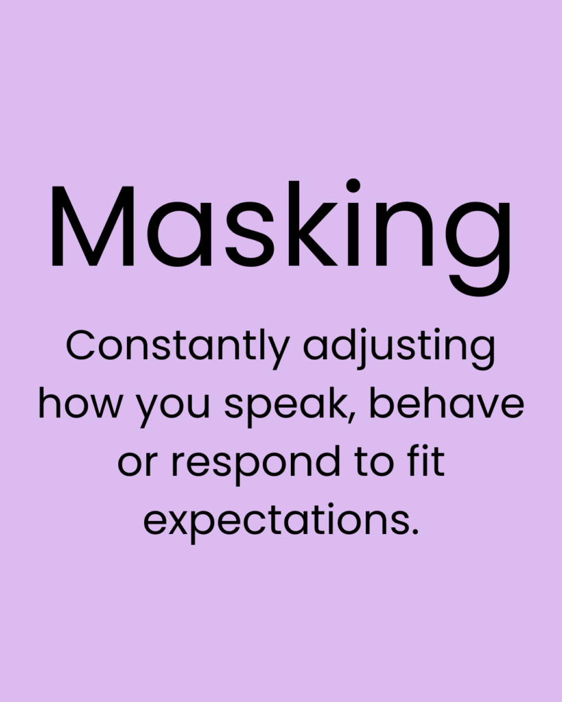 Masking Neurodivergent Therapy - Masking